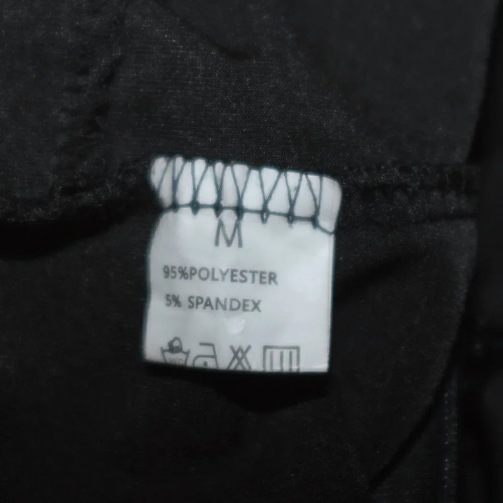 Sexy Peekaboo Bodysuit EUC Medium Black Lace See Through Top Bodycon Shirt - Picture 6 of 8